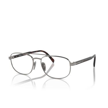 Prada PR A56V Eyeglasses 5AV1O1 gunmetal - three-quarters view