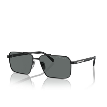 Prada PR A57S Sunglasses 1AB5Z1 black - three-quarters view