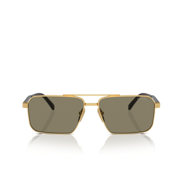 Prada PR A57S Sunglasses 5AK90F gold - front view