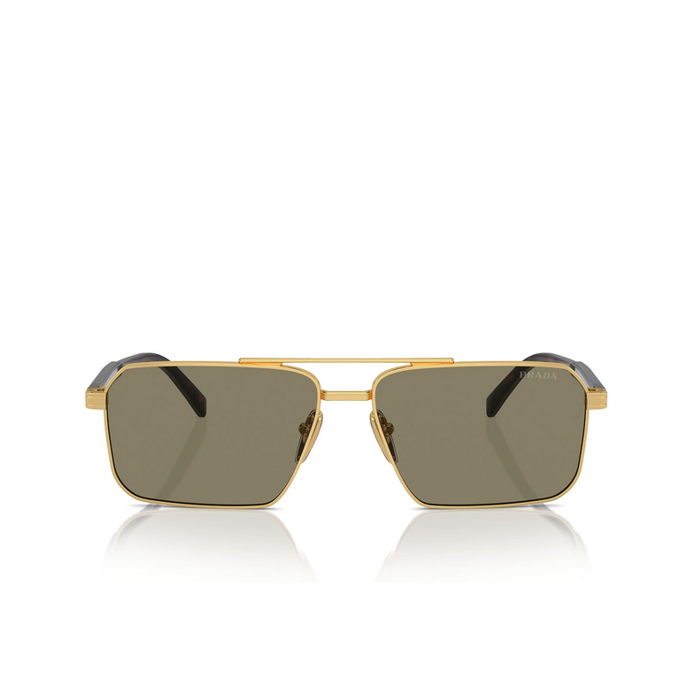 Lunettes de soleil Prada PR A57S 5AK90F gold - 1/4