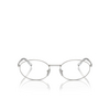 Prada PR A57V Eyeglasses 1BC1O1 silver - product thumbnail 1/4