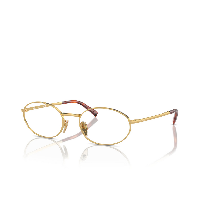 Lunettes de vue Prada PR A57V 5AK1O1 gold - 2/4