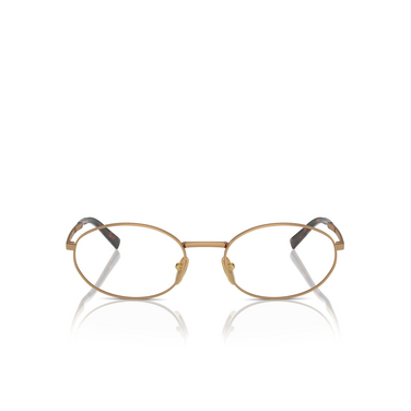 Prada PR A57V Eyeglasses 7OE1O1 brass - front view