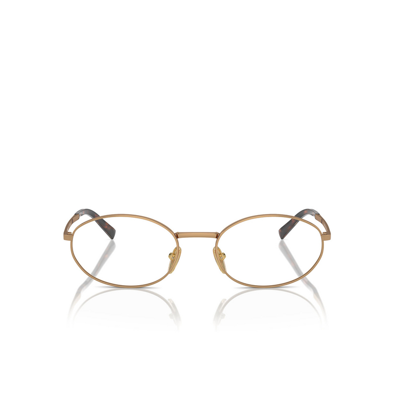 Prada PR A57V Eyeglasses 7OE1O1 brass - 1/4