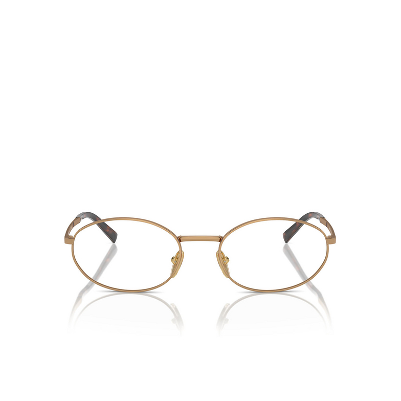 Gafas graduadas Prada PR A57V 7OE1O1 brass - 1/4