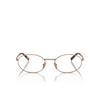 Lunettes de vue Prada PR A57V ZVF1O1 rose gold - Vignette du produit 1/4