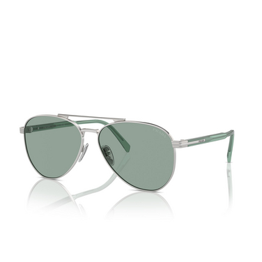 Prada PR A58S Sunglasses 1BC10G silver - three-quarters view