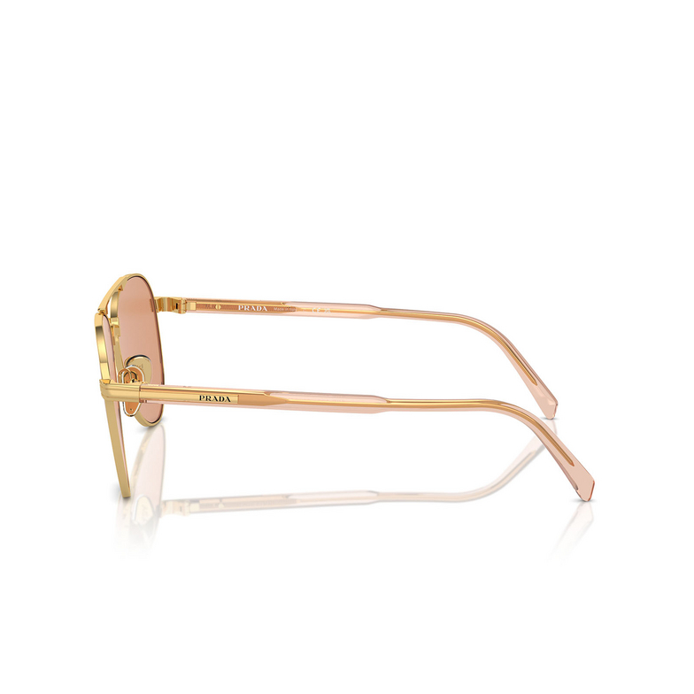 Prada PR A58S Sunglasses 5AK07V gold - 3/4