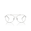 Prada PR A58V Eyeglasses 1BC1O1 silver - product thumbnail 1/4