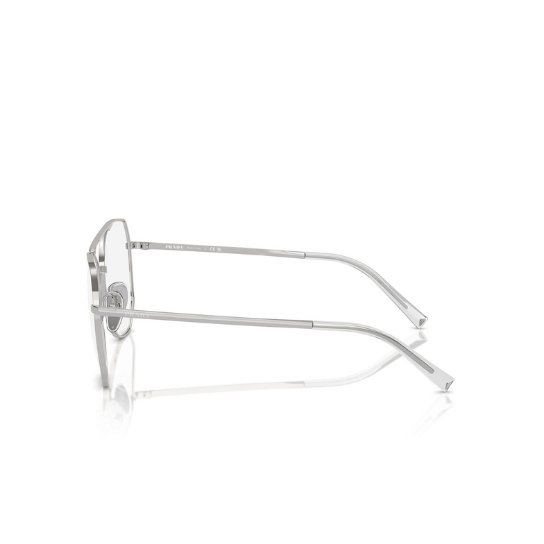 Prada PR A58V Eyeglasses 1BC1O1 silver - 3/4