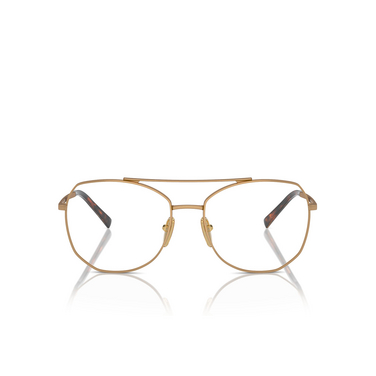 Prada PR A58V Eyeglasses 7OE1O1 brass - front view
