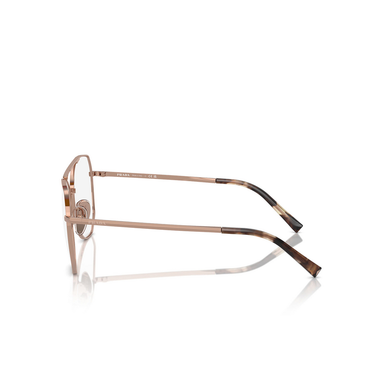 Prada PR A58V Eyeglasses ZVF1O1 rose gold - 3/4