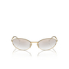 Prada PR A59S Sunglasses 14N7H1 pale gold - product thumbnail 1/4