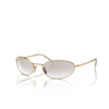 Lunettes de soleil Prada PR A59S 14N7H1 pale gold - Vignette du produit 2/4