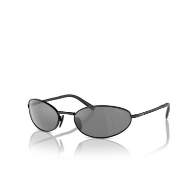 Prada PR A59S Sunglasses 1AB60G black - three-quarters view