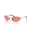 Prada PR A59S Sunglasses 1BC20B silver - product thumbnail 2/4