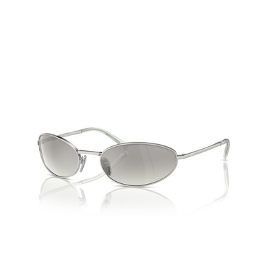 Prada PR A59S Sunglasses 1BC80G silver - three-quarters view