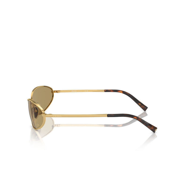 Prada PR A59S Sunglasses 5AK70G gold - 3/4