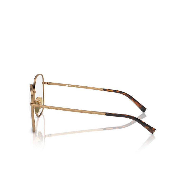 Prada PR A59V Eyeglasses 7OE1O1 brass - 3/4