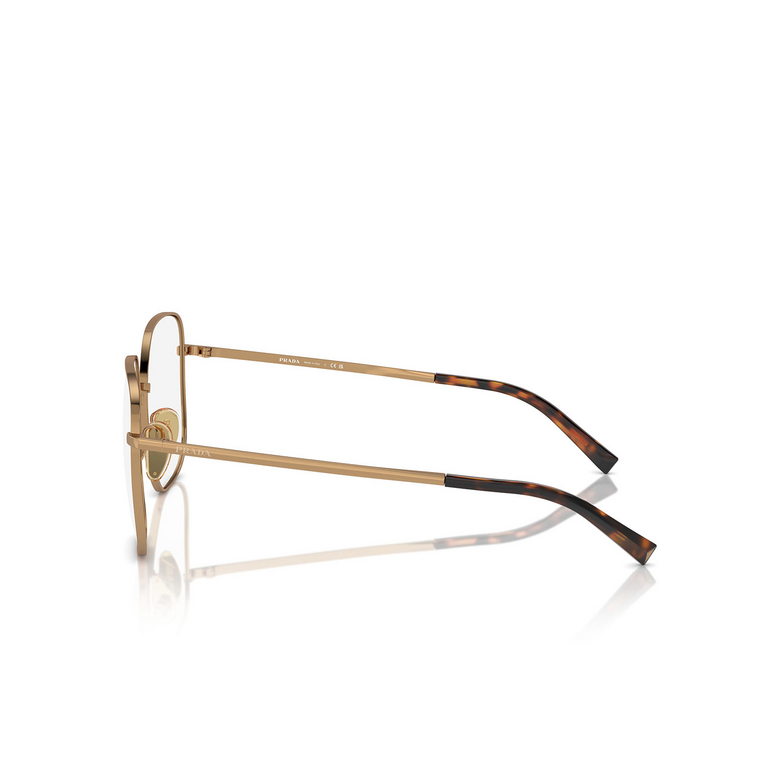 Gafas graduadas Prada PR A59V 7OE1O1 brass - 3/4