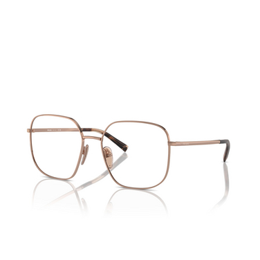 Prada PR A59V Eyeglasses ZVF1O1 rose gold - three-quarters view