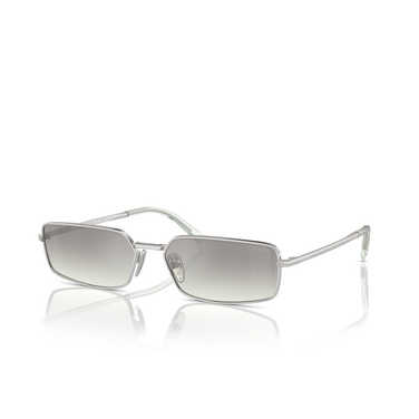 Prada PR A60S Sunglasses 1BC80G silver - three-quarters view