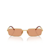 Prada PR A60S Sunglasses 5AK07V gold - product thumbnail 1/4