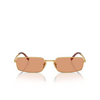 Lunettes de soleil Prada PR A60S 5AK07V gold - Vignette du produit 1/4