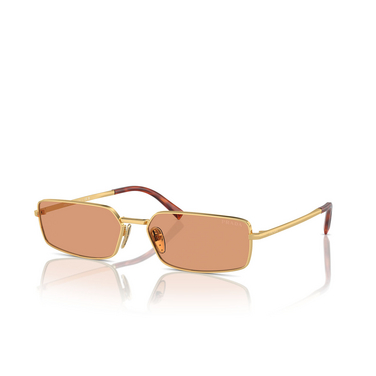 Prada PR A60S Sunglasses 5AK07V gold - three-quarters view