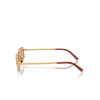 Lunettes de soleil Prada PR A60S 5AK07V gold - Vignette du produit 3/4