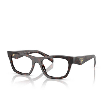 Prada PR B01V Korrektionsbrillen 17N1O1 root tortoise - Dreiviertelansicht