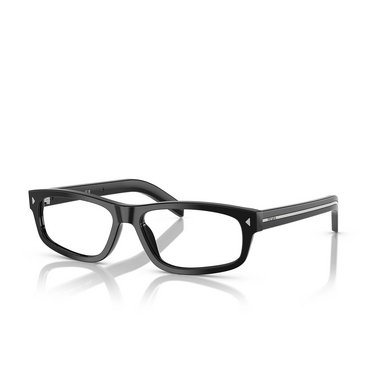 Prada PR B02V Korrektionsbrillen 16K1O1 black - Dreiviertelansicht