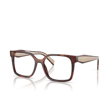 Prada PR B03V Eyeglasses 07R1O1 havana caramel - three-quarters view
