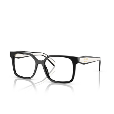 Prada PR B03V Korrektionsbrillen 16K1O1 black - Dreiviertelansicht