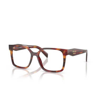 Prada PR B03V Korrektionsbrillen 22A1O1 poppy tortoise - Dreiviertelansicht