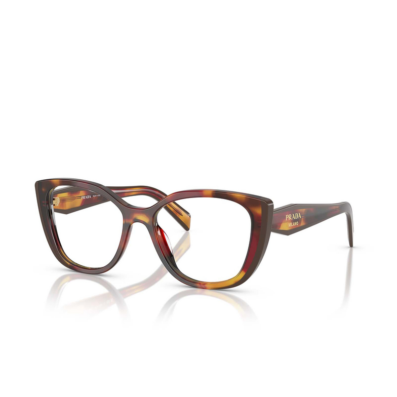 Gafas graduadas Prada PR B04V 22A1O1 poppy tortoise / bordeaux - 2/4