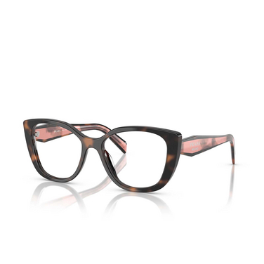 Prada PR B04V Korrektionsbrillen 23A1O1 mauve tortoise - Dreiviertelansicht