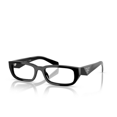 Prada PR B05V Korrektionsbrillen 16K1O1 black / silver night - Dreiviertelansicht