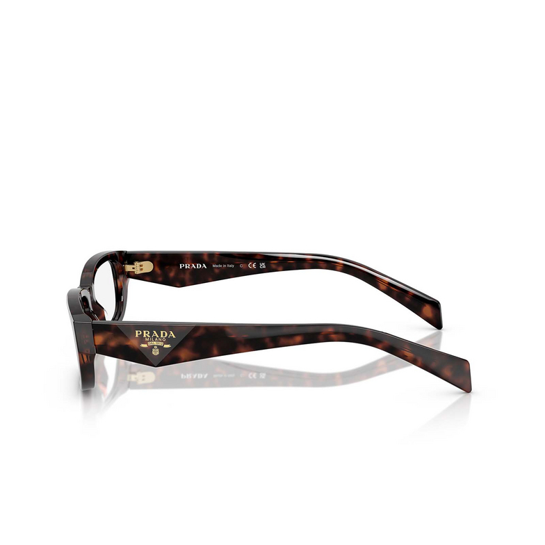 Prada PR B05V Eyeglasses 17N1O1 black / medium tortoise - 3/4