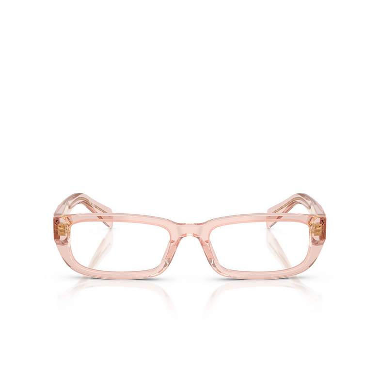 Gafas graduadas Prada PR B05V 19Q1O1 transparent peach - 1/4
