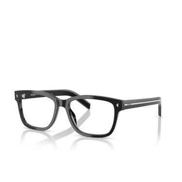 Prada PR B10V Eyeglasses 16K1O1 black - three-quarters view