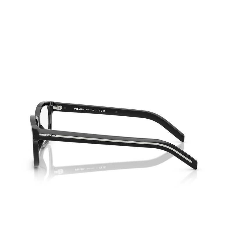 Prada PR B10V Eyeglasses 16K1O1 black - 3/4