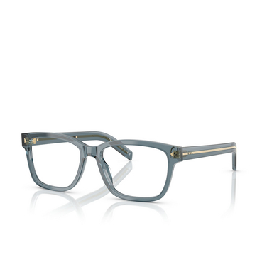 Prada PR B10V Eyeglasses 17T1O1 transparent ocean - three-quarters view