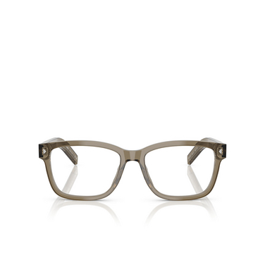 Prada PR B10V Eyeglasses 18T1O1 transparent brown - front view
