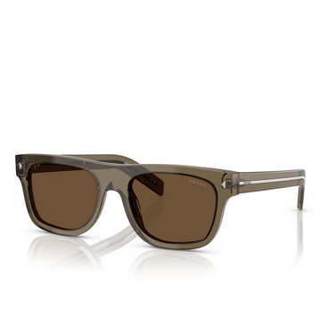 Prada PR B12S Sunglasses 18T70F transparent terra - three-quarters view