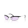 Prada PR B50S Sunglasses TZM40J black / silver - product thumbnail 2/4