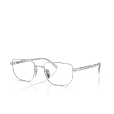 Prada PR B51V Eyeglasses 29B1O1 silver - three-quarters view
