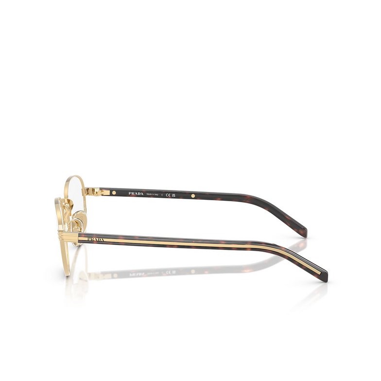 Prada PR B53V Eyeglasses 5AK1O1 gold - 3/4