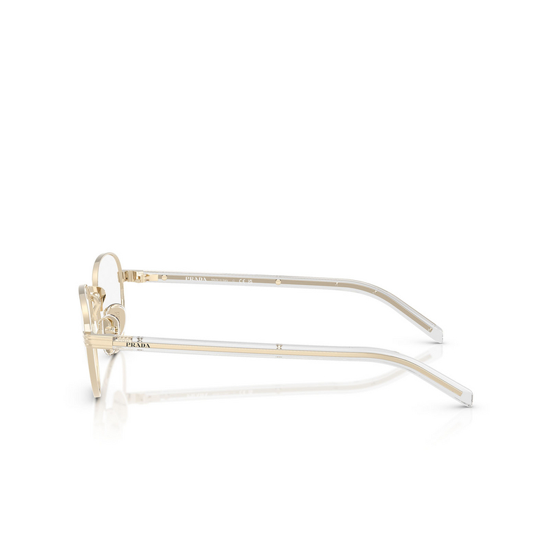 Prada PR B53V Korrektionsbrillen ZVN1O1 pale gold - 3/4