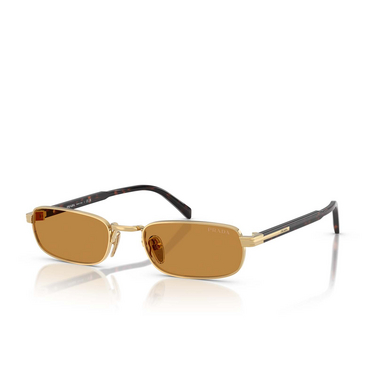 Prada PR B54S Sonnenbrillen 5AK50P gold - Dreiviertelansicht